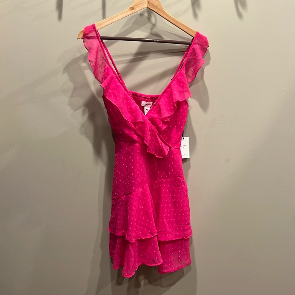 NWT Hot Pink Romper Dress - Size XS